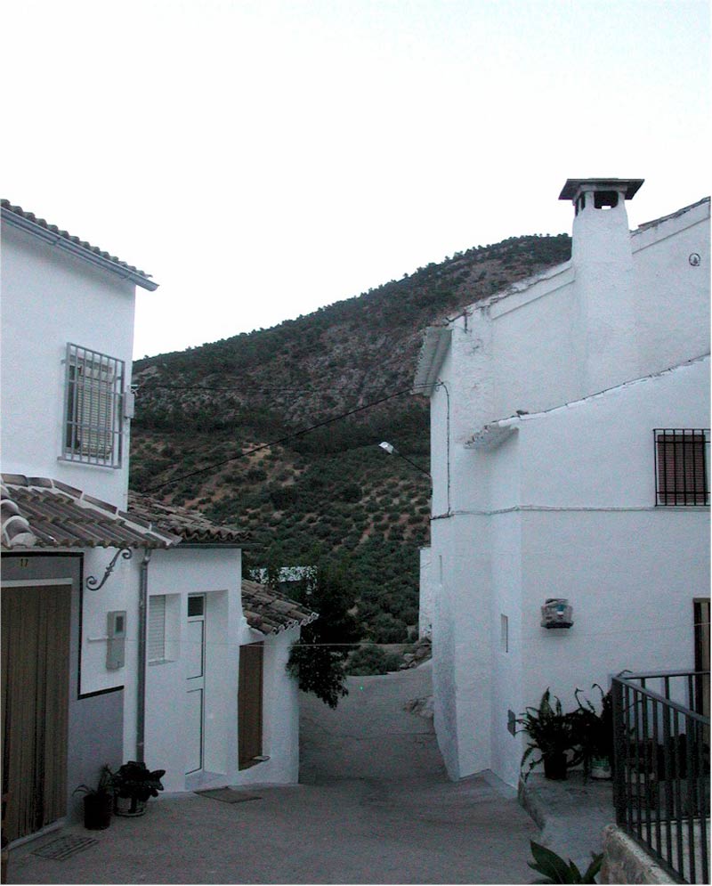 Vista desde la puerta de entrada